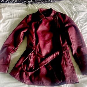 Baccini leather jacket